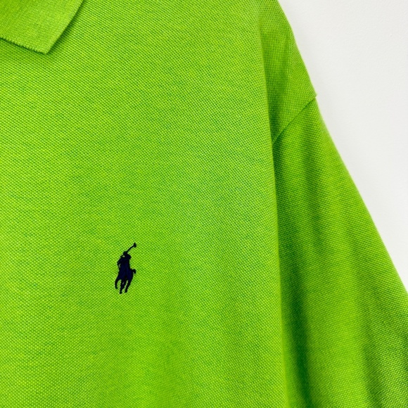 Polo Ralph Lauren Polo Shirt Large Green Logo Short Sleeve Colorful Collared. - Picture 5 of 8